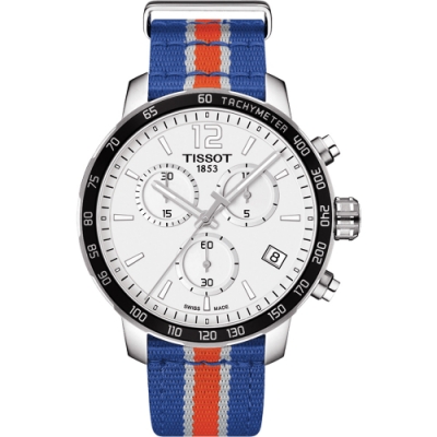 TISSOT 天梭 官方授權 X NBA ：紐約尼克隊特別版腕錶 送禮首選-42mm T0954171703706