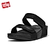 【FitFlop】LULU ADJUSTABLE SHIMMERLUX SLIDES經典亮粉可調整式雙帶涼鞋-女(靚黑色) product thumbnail 1