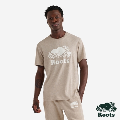 Roots 男裝- COOPER BEAVER 短袖上衣-棕色
