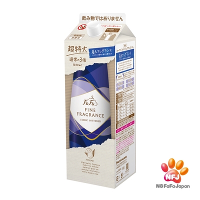 日本FaFa 香水系列柔軟精補充盒1500ml-麝香