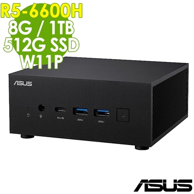 ASUS 華碩 ExpertCenter PN53-66HHPYA 雙碟迷你電腦 (R5-6600H/8G/1TB+512G SSD/W11P)