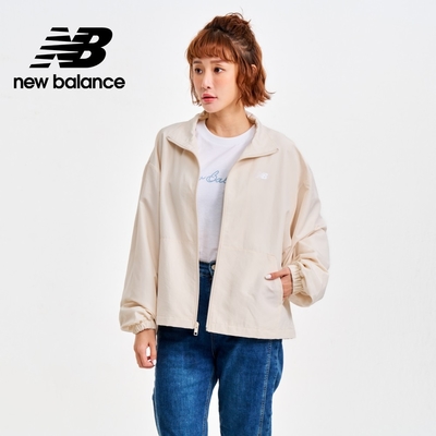 【New Balance】 拉鍊風衣外套_女性_杏色_WJ41500LIN