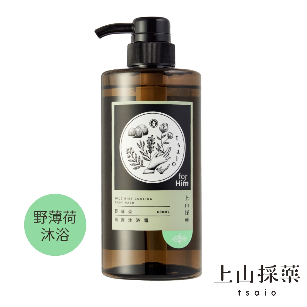 tsaio上山採藥 野薄荷勁爽沐浴露600ml