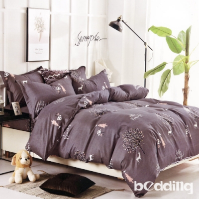 BEDDING-活性印染 特大6x7尺床包三件組-鹿港小鎮