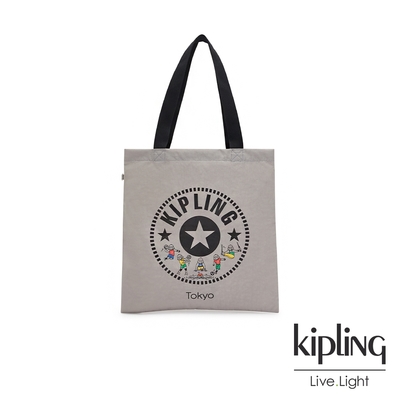 Kipling 童趣猴運動塗鴉手提肩背包-MY TOTE BAG