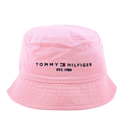 TOMMY HILFIGER-英文字母LOGO女款漁夫帽(嫩粉色)S~M