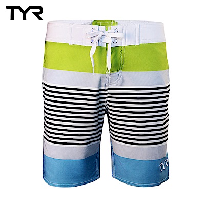 美國TYR 男款彈性海灘褲 Zag Stripe Boardshort