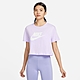 NIKE 上衣 女款 短袖上衣 運動 AS W NSW CLUB CRP TEE FTRA 紫 BV6176-511 (3S3728) product thumbnail 1