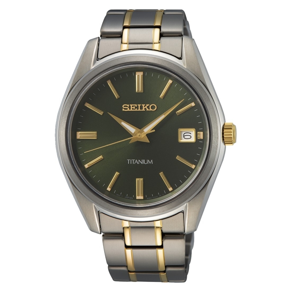 SEIKO 簡約經典鈦金屬腕錶6N52-00B0G(SUR377P1)