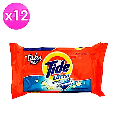 美國Tide 洗衣皂-藍色漂白(130g)-12入組