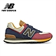 [New Balance]復古運動鞋_中性_藍粉黃_ML574DNY-D楦 product thumbnail 1