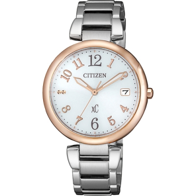 CITIZEN 星辰 XC 光動能亞洲限定女錶 送禮推薦-33mm EO1195-51A