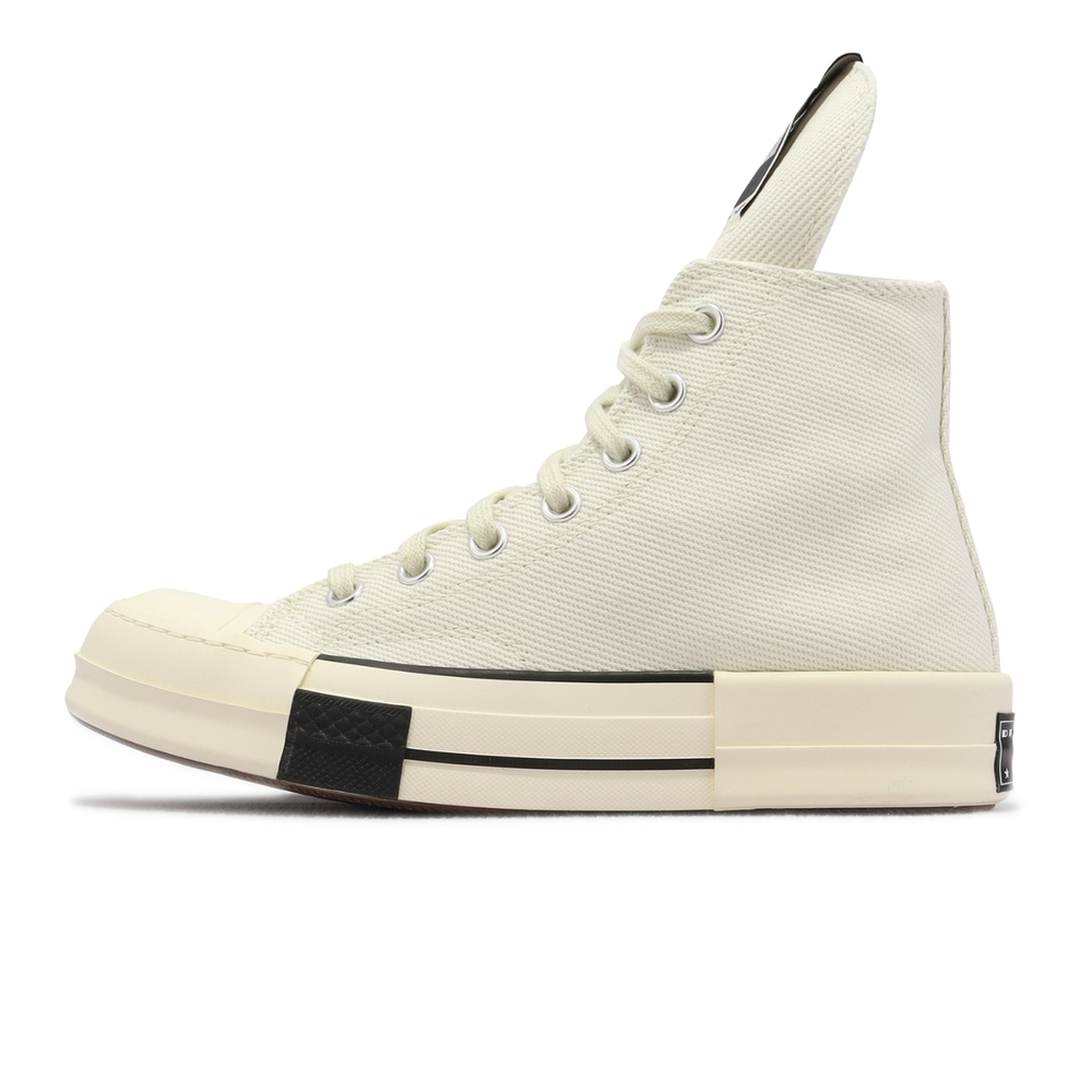 Converse 帆布鞋DRK Star HI 白黑男鞋女鞋高筒加長鞋舌Rick Owens 聯名