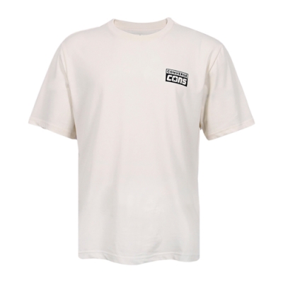 CONVERSE SHORT SLEEVE TEE 男 短袖上衣 米白色 10021134-A05