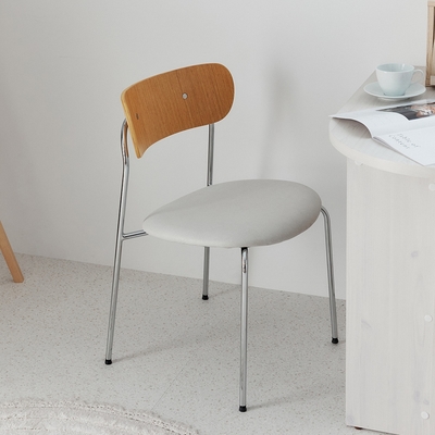 完美主義 韓系Alvin簡約金屬餐椅(2色) 椅子/咖啡廳椅