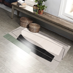 范登伯格 - SHUFFLE地毯-簡居綠款(80 x 150cm)