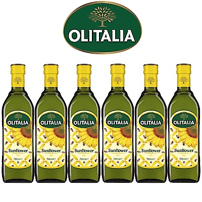 (活動) Olitalia奧利塔葵花油禮盒組(750mlx6瓶)