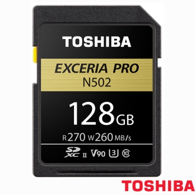 TOSHIBA 東芝 EXCERIA PRO SD SDXC 128GB UHS-II