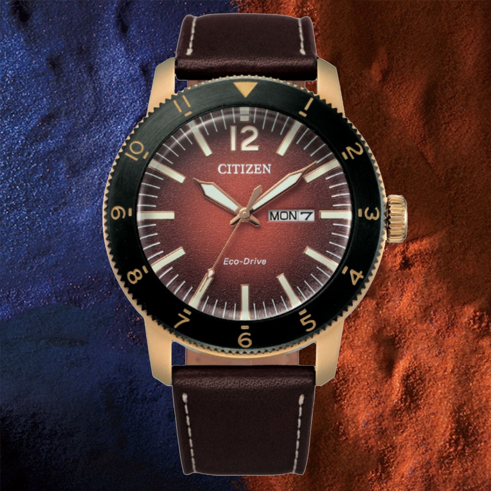 CITIZEN星辰 GENT'S系列 光動能運動時尚腕錶 43.5mm/AW0079-13X