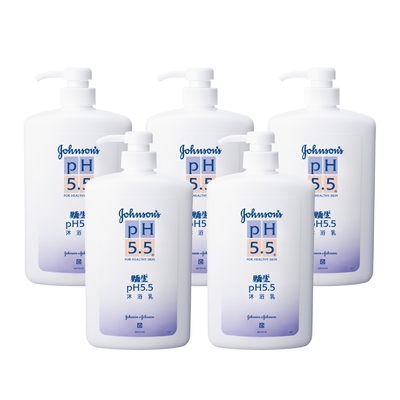 嬌生ph5.5 沐浴乳1000ml(5入組)