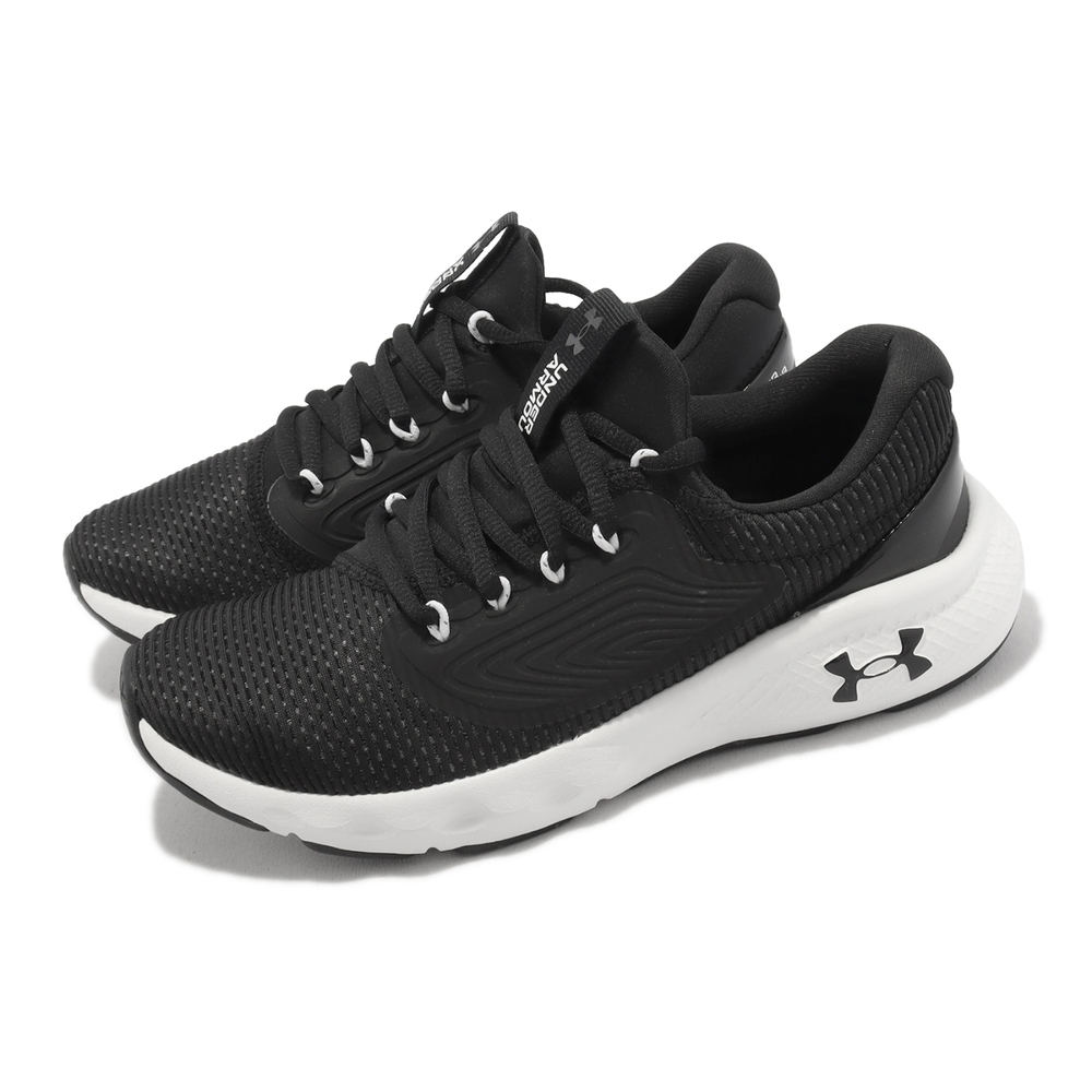 Under Armour 慢跑鞋 Charged Vantage 2 女鞋 黑 白 支撐 路跑 經典 運動鞋 UA 3024884001