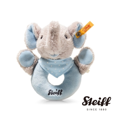 STEIFF德國金耳釦泰迪熊 Trampili Elephant Grip Toy 小象 嬰幼兒手搖鈴