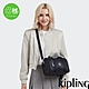 Kipling 褶皺色丁黑中型圓筒手提肩背兩用包-BINA M product thumbnail 1