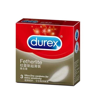 Durex杜蕾斯 超薄裝 保險套 3入裝(快速到貨)