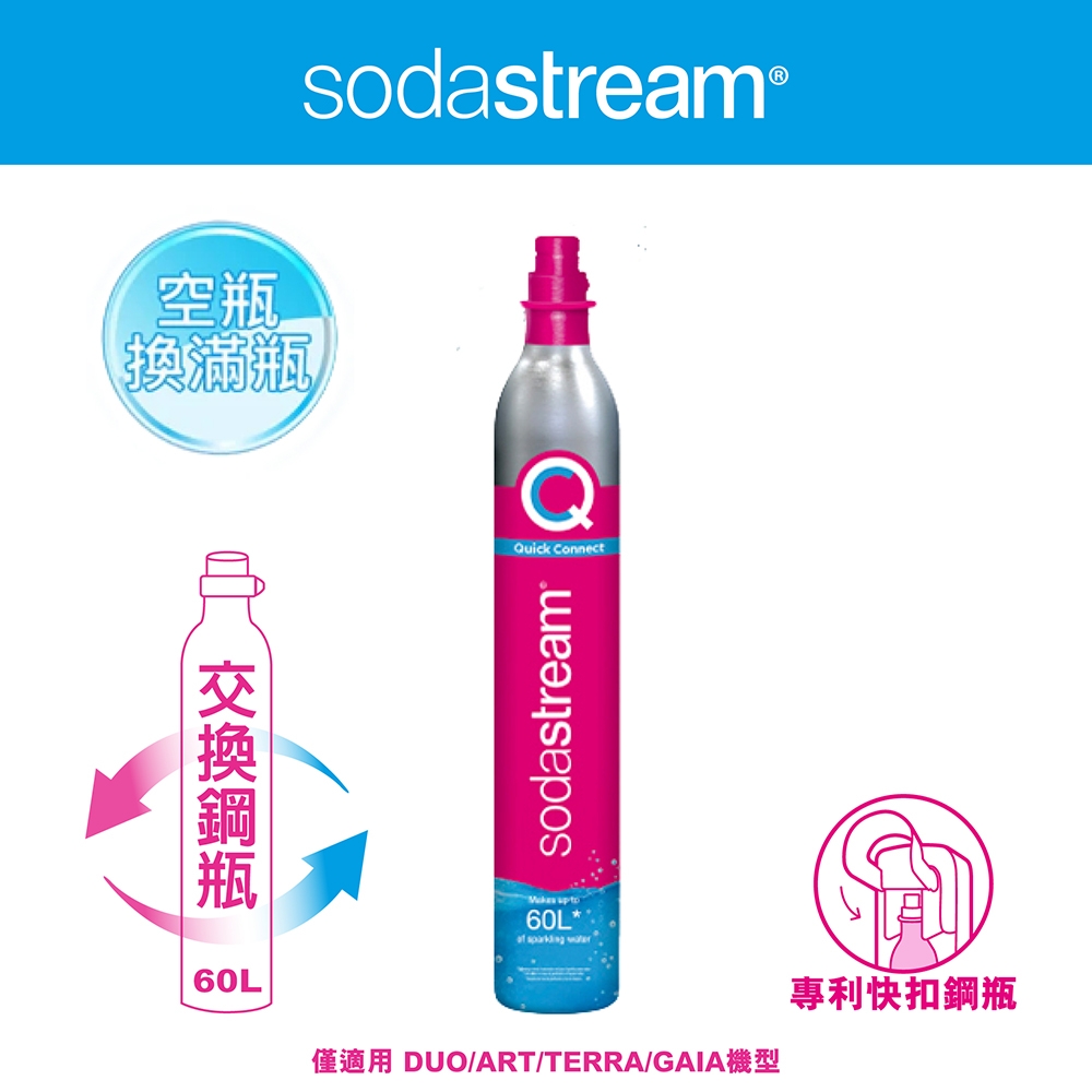 Sodastream 交換快扣鋼瓶 425g