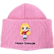 Chiara Ferragni @cfmascotte IG女孩粗針織銀蔥混紡羊毛帽(粉色) product thumbnail 1