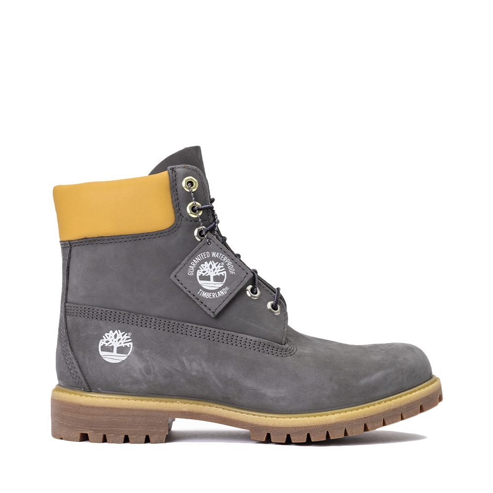 Timberland 男款灰色防水6吋靴|A6873033 | 靴子| Yahoo奇摩購物中心