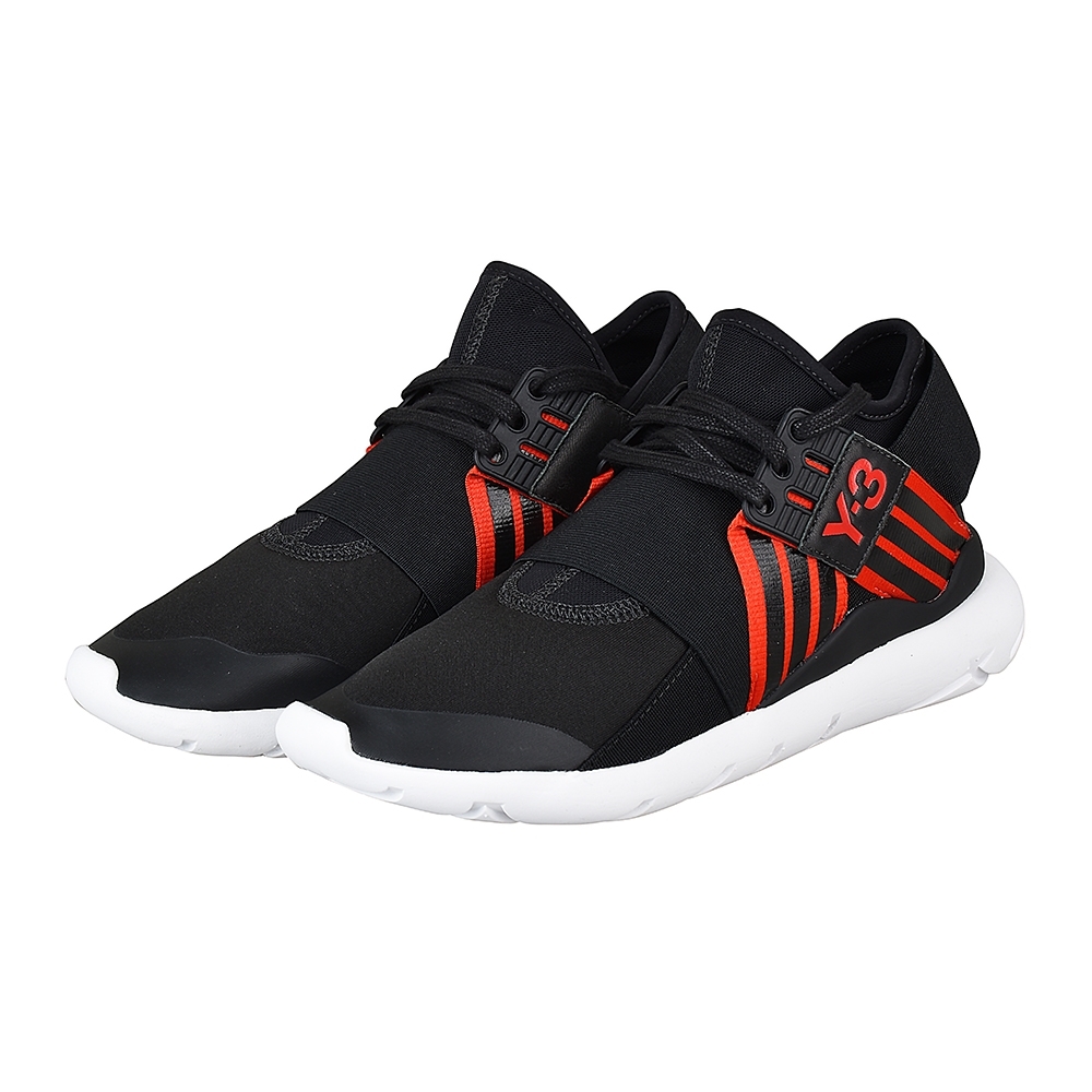 adidas Y-3 QASA ELLE LACE 武士忍者鞋(黑紅)