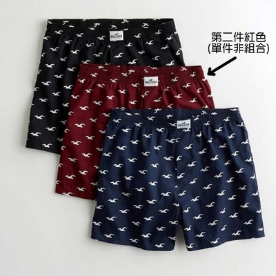 Hollister Co. HCO Hollister 男性內褲 單件 紅色 2277