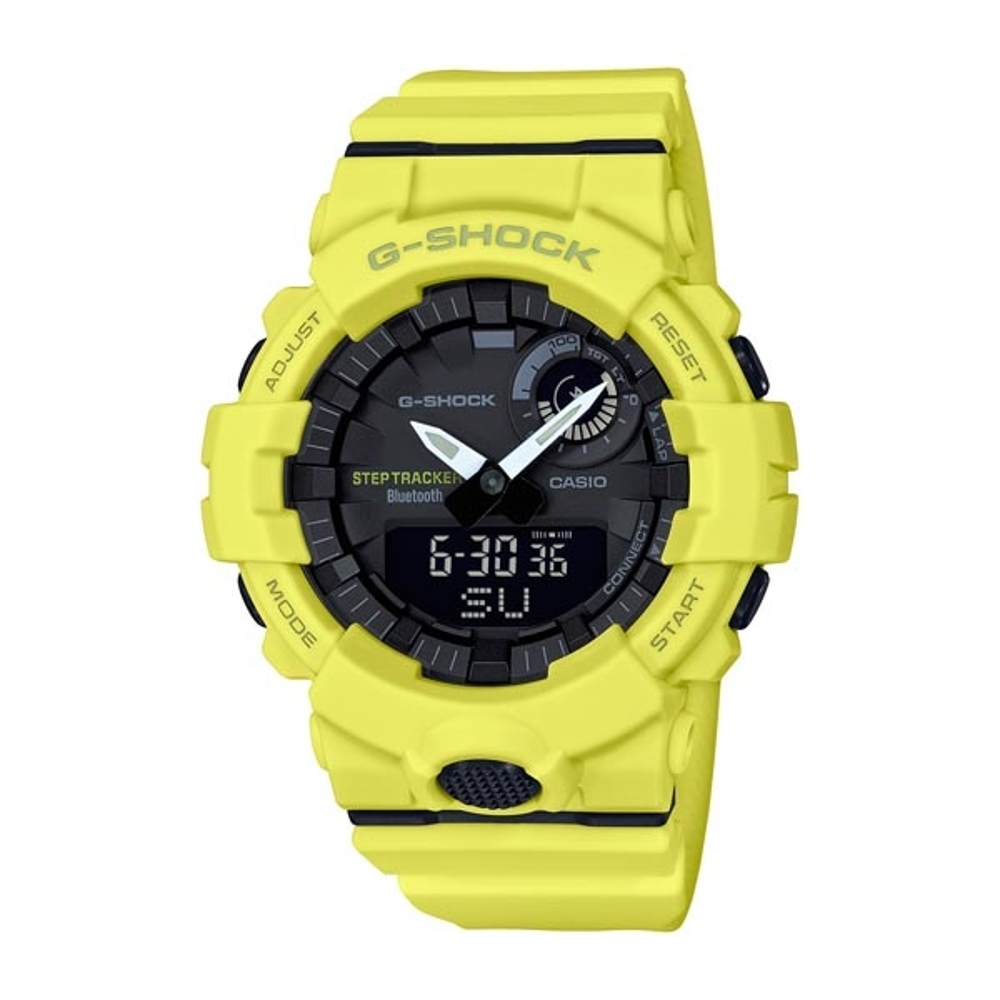 G-SHOCK 完美城市運動休閒概念藍芽錶-黃(GBA-800-9A)/48.6mm | G-SHOCK