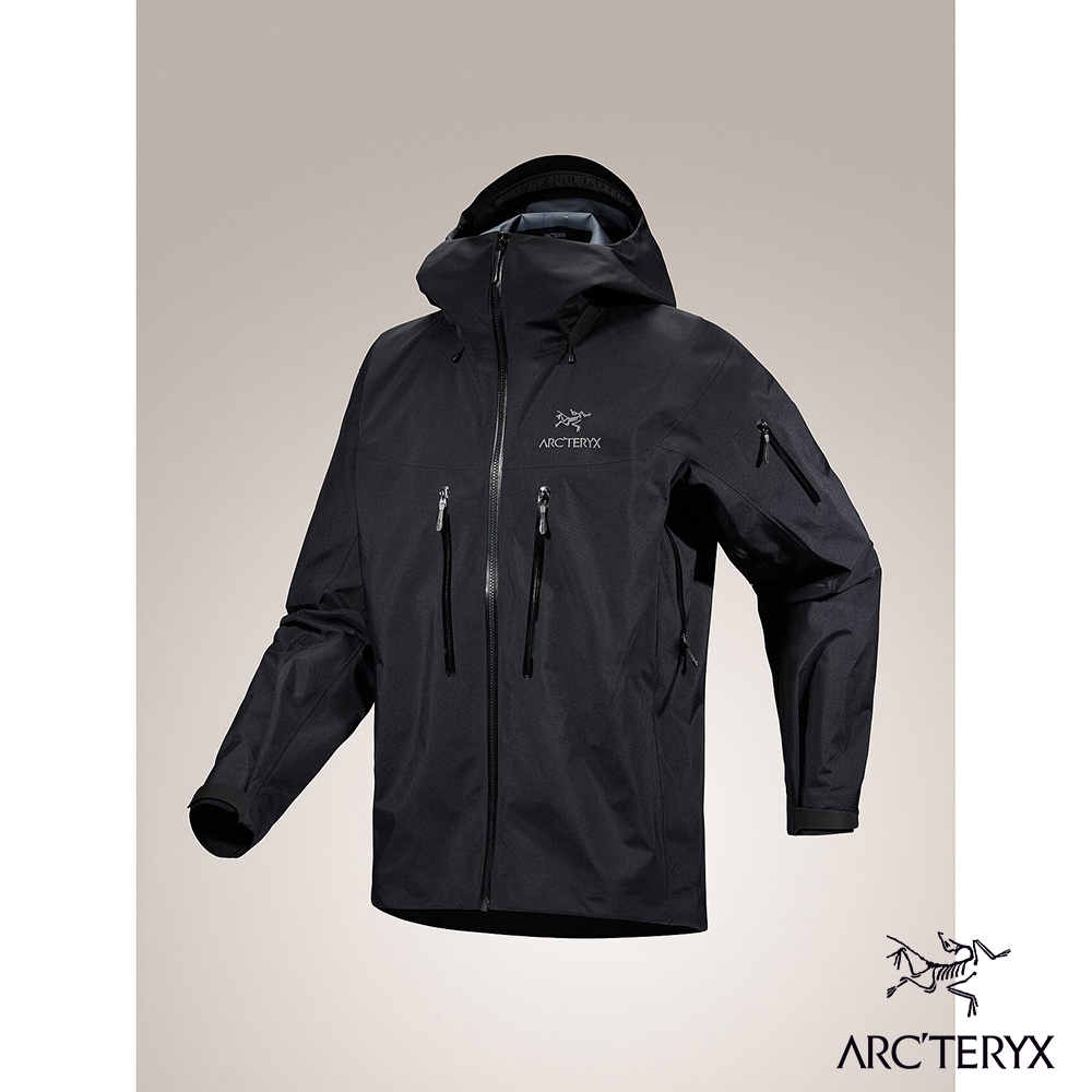 Arcteryx 始祖鳥 男 Alpha SV 防水外套 黑