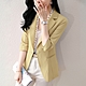 米蘭精品 西裝外套休閒西服-七分袖薄款純色中長版女外套4色74co15 product thumbnail 5