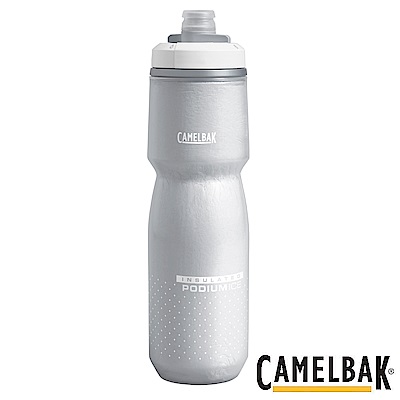 《CAMELBAK》ICE酷冰保冷噴射水瓶 雪白 620ml(CB1872101062)