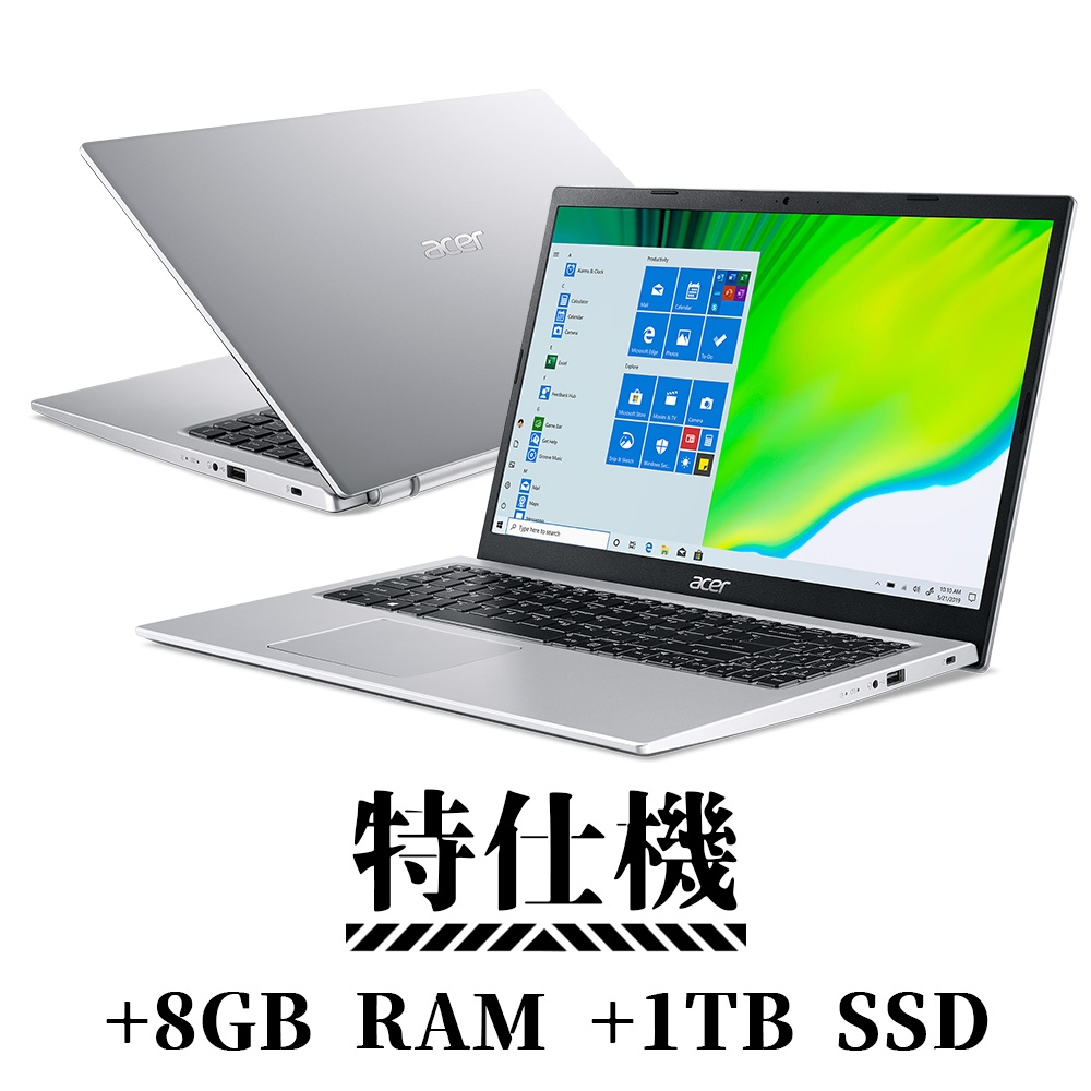 Acer 宏碁 Aspire 3 A315-35-P4CG  15.6吋 特仕筆電 (N6000/8+8G/512G+1TB/Win11)
