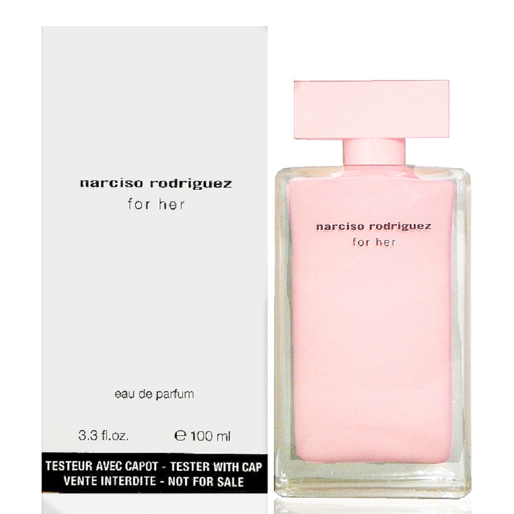 Narciso Rodriguez For Her 同名經典女性淡香精 100ml Tester 包裝 (原廠公司貨)