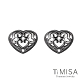 TiMISA  古典心 純鈦耳環一對 product thumbnail 1