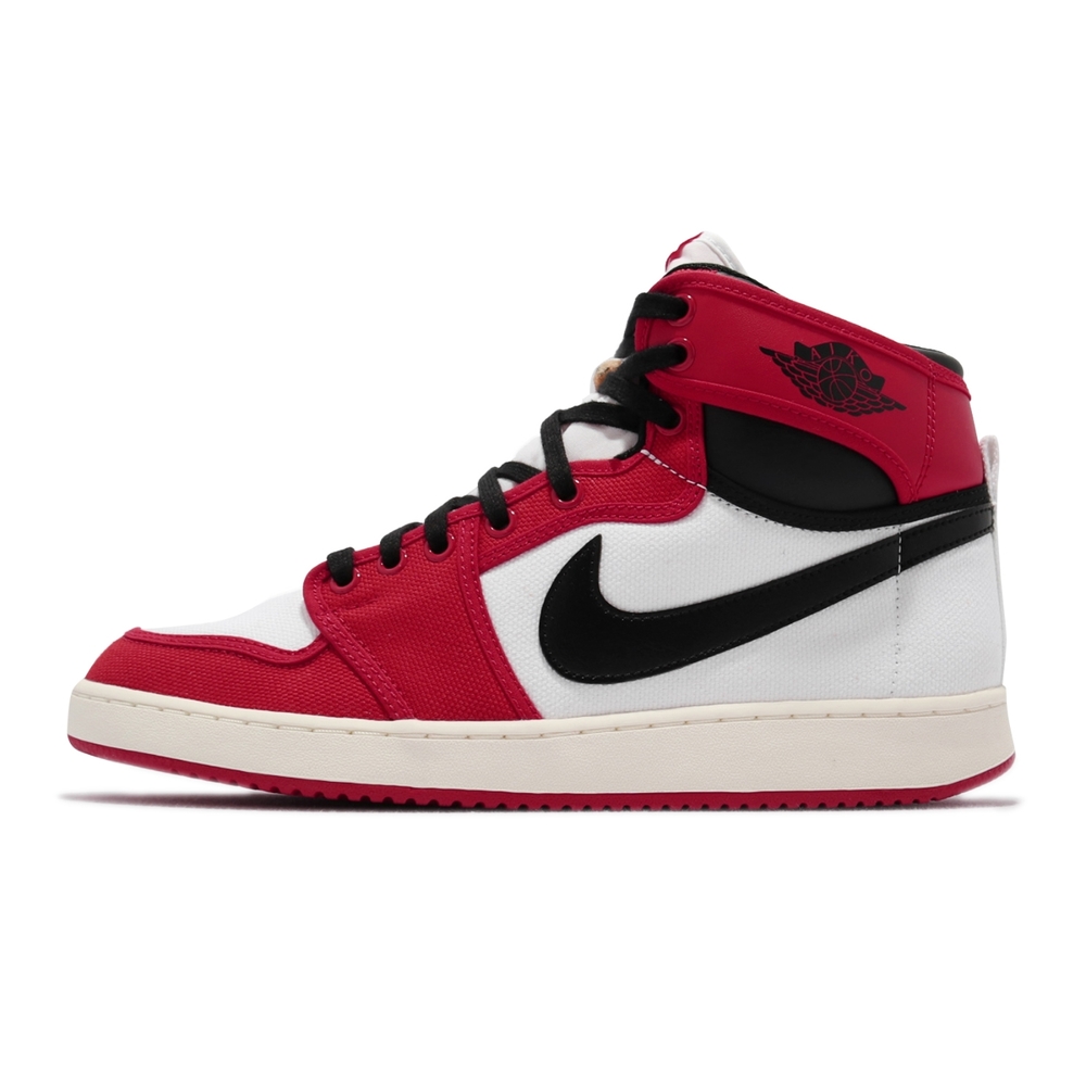 Nike 休閒鞋Air Jordan 1代KO 帆布男鞋喬丹AJ1 Chicago 芝加哥白紅