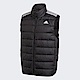 Adidas Ess Down Vest GH4583 男 羽絨背心 立領 運動 休閒 戶外 輕量 保暖 黑 product thumbnail 1