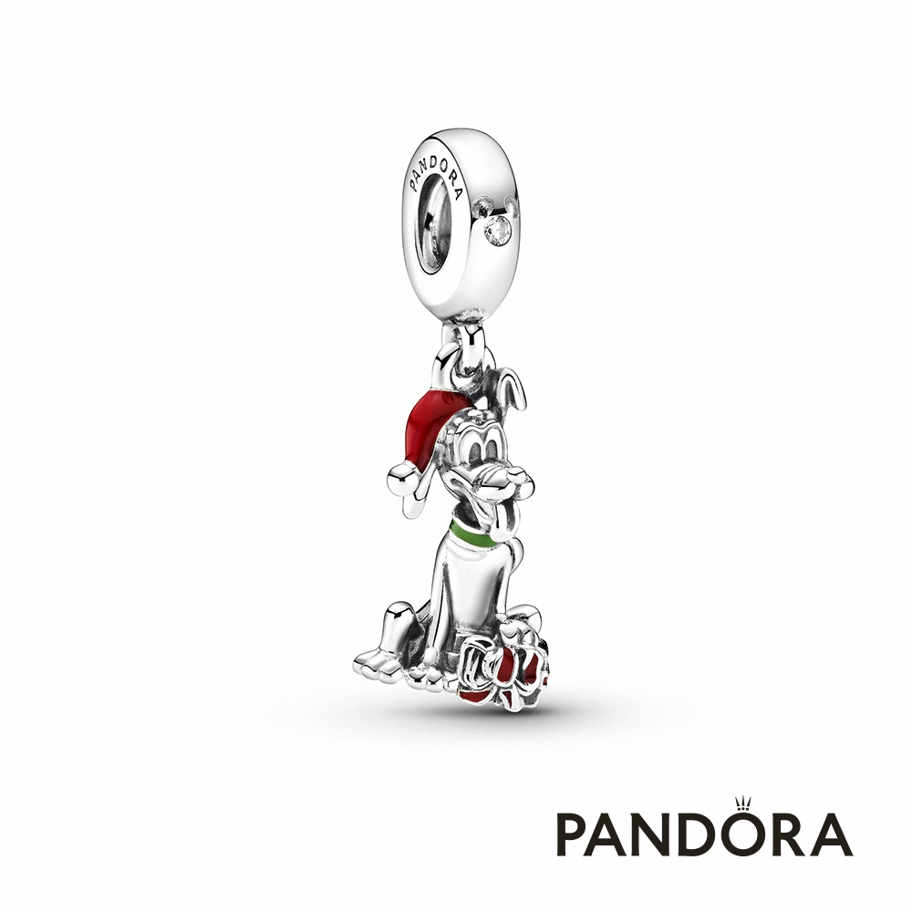 【Pandora官方直營】迪士尼布魯托聖誕禮物吊飾-絕版品