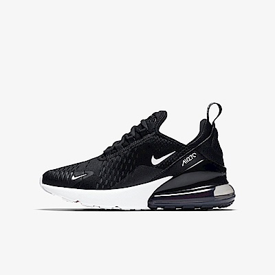 Nike Air Max 270 GS [943345-001] 大童 休閒鞋 運動 經典 氣墊 舒適 編織 穿搭 黑白