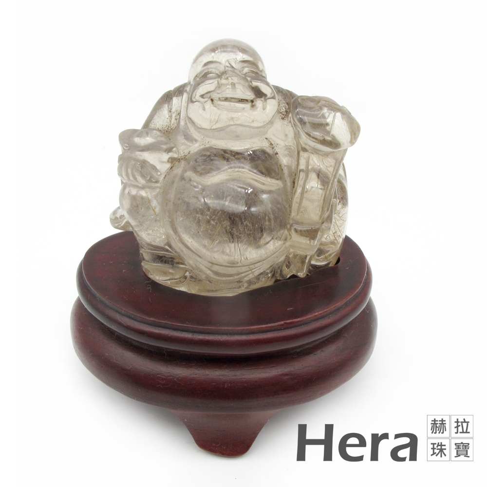 Hera 赫拉 銀髮晶/鈦晶招財擺件