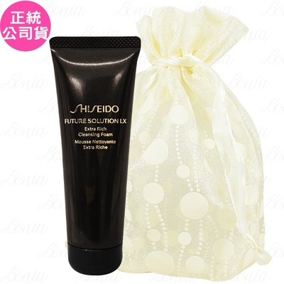 shiseido 資生堂 時空琉璃lx極上御藏潔膚皂精巧版(50ml)旅行袋組(公司貨)