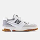 New Balance BB550ESC 男女 復古鞋 經典 NB 550 休閒 D楦 皮革 膠底 簡約 穿搭 白灰 product thumbnail 1