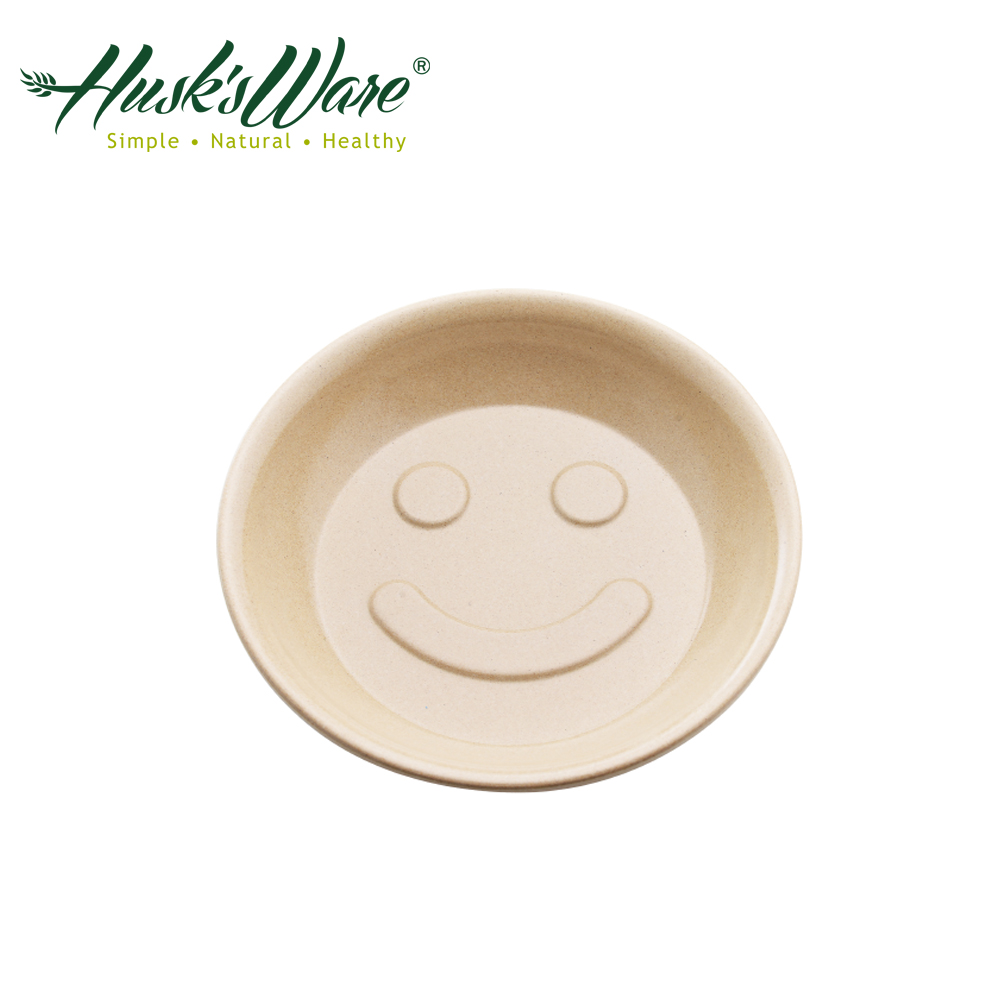 美國Husk’s ware 稻殼天然無毒環保兒童微笑餐盤