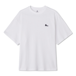 CONVERSE SNEAKER PATCH TEE 短袖上衣 男 白色 100238