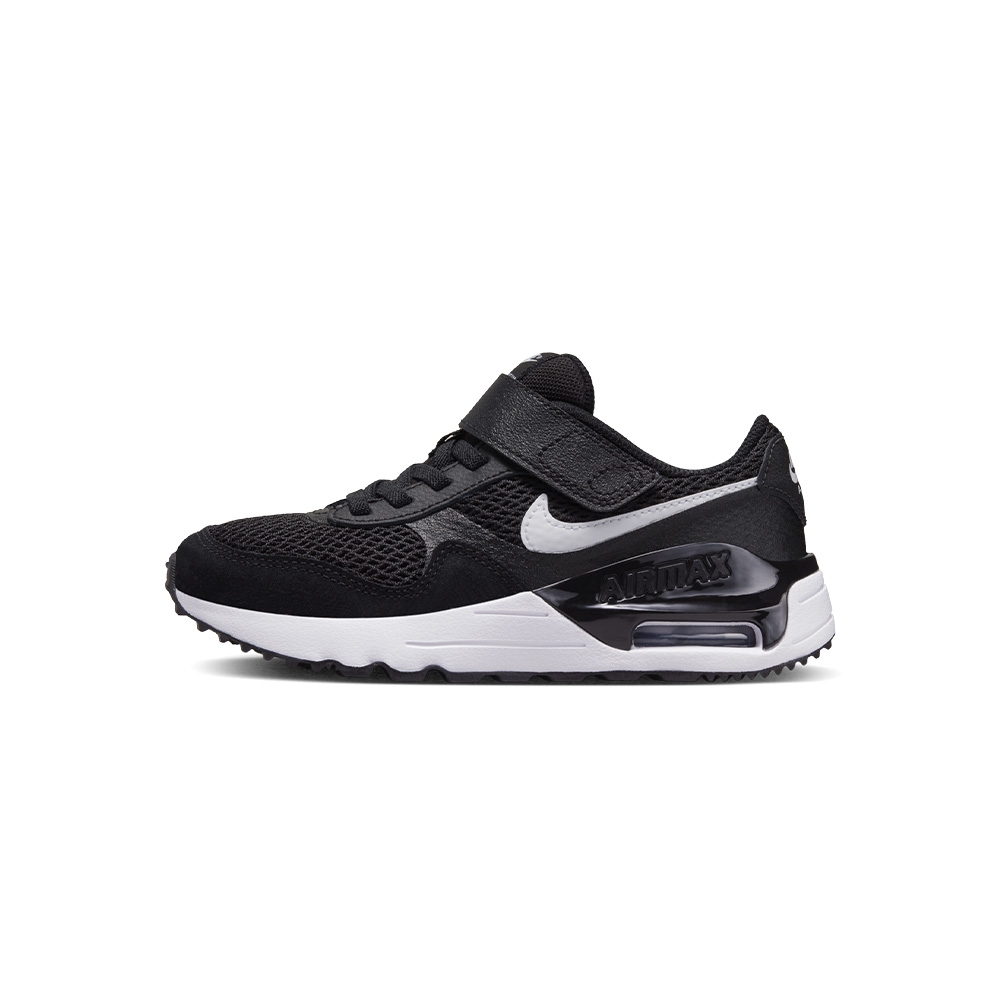 Nike Air Max Systm PS 中童 黑白色 氣墊 魔鬼氈 休閒 運動 慢跑鞋 DQ0285-001